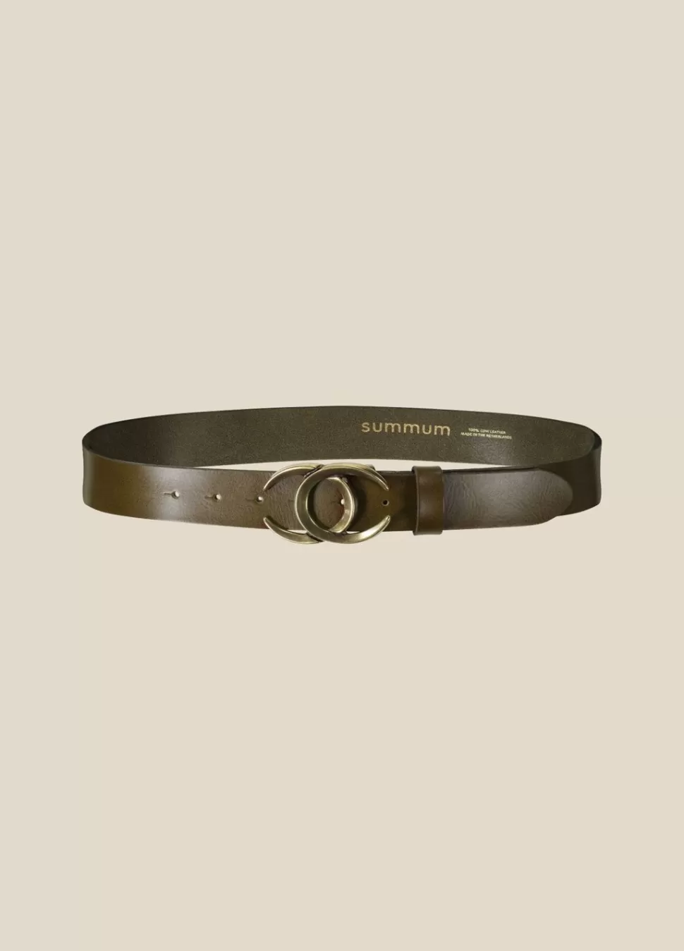 Women Summum Woman Belt With Oval Buckle