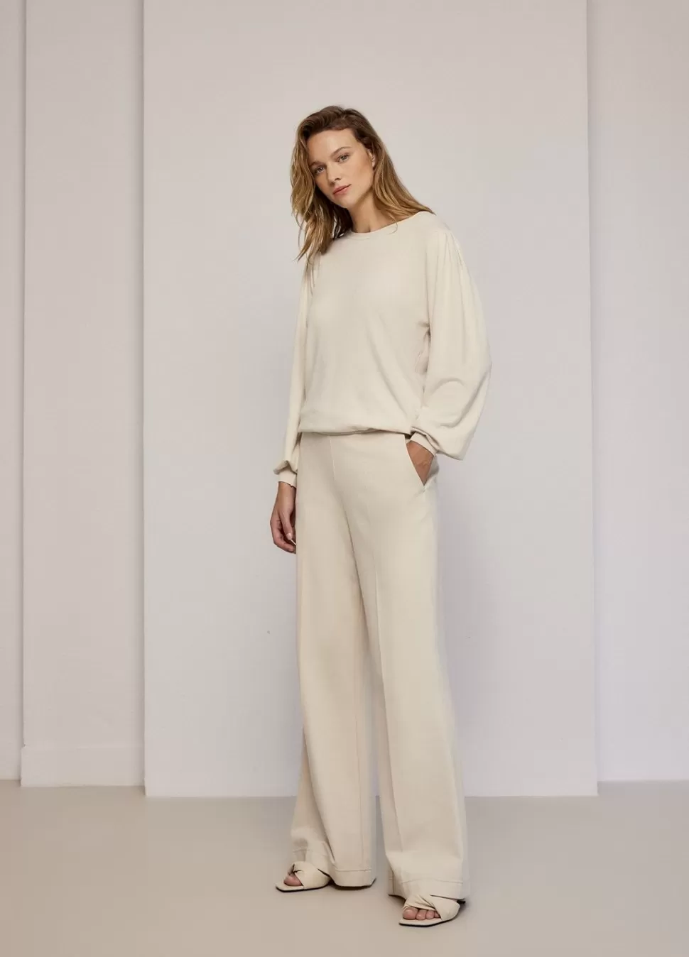 Women Summum Woman Boot Cut Punto Milano Trousers