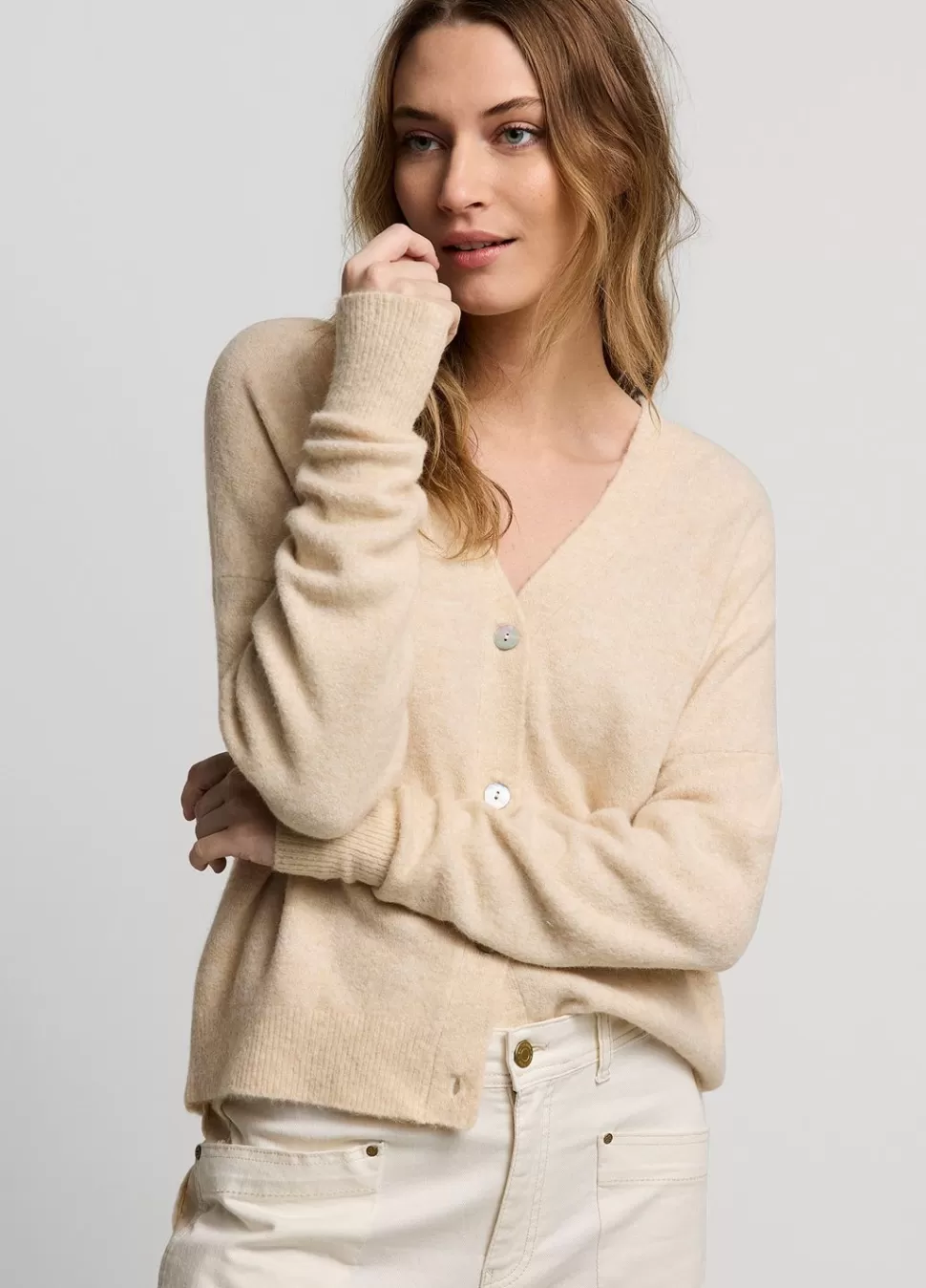 Women Summum Woman Cardigan With Mother-Of-Pearl Buttons