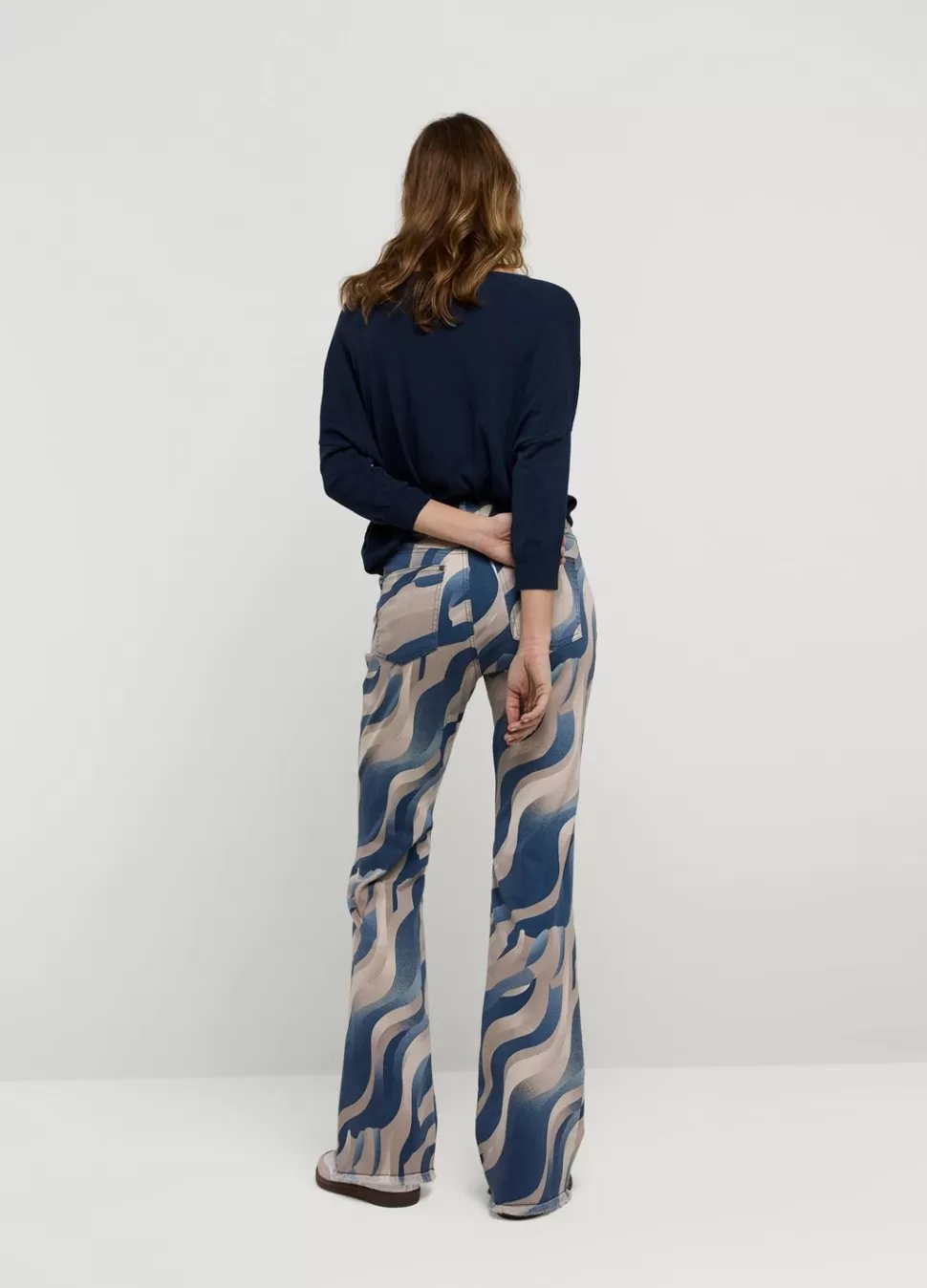 Women Summum Woman Flared Trousers With Print