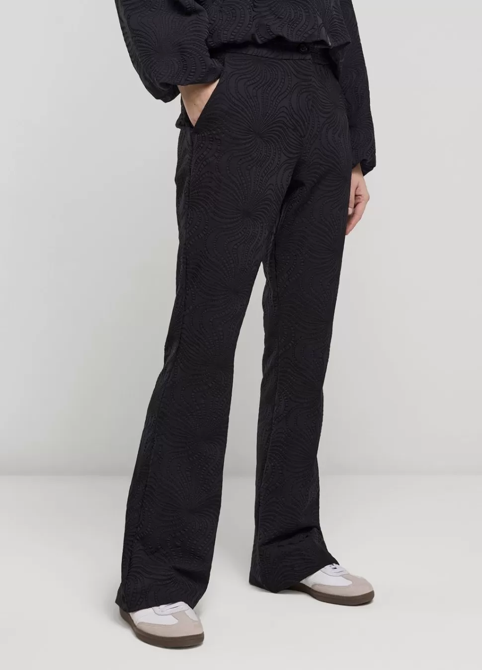 Women Summum Woman Jacquard Flared Trousers