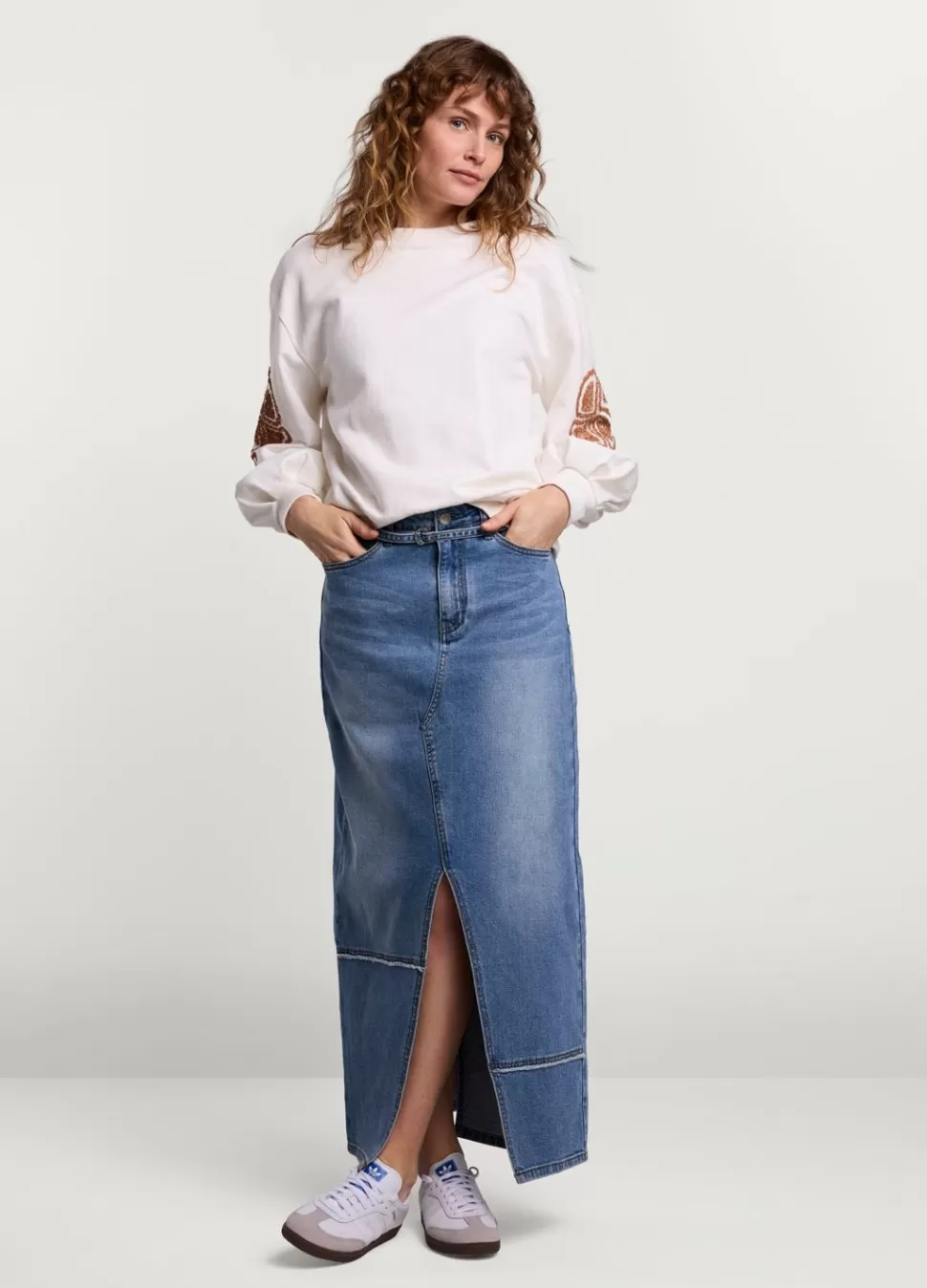 Women Summum Woman Long Denim Skirt