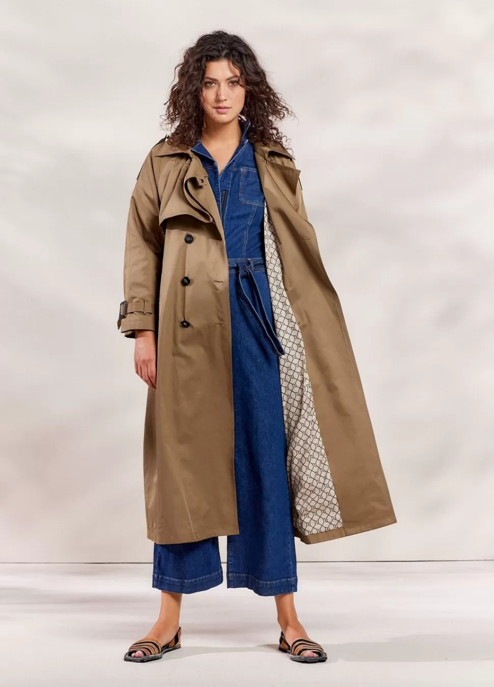 Women Summum Woman Long Trench Coat