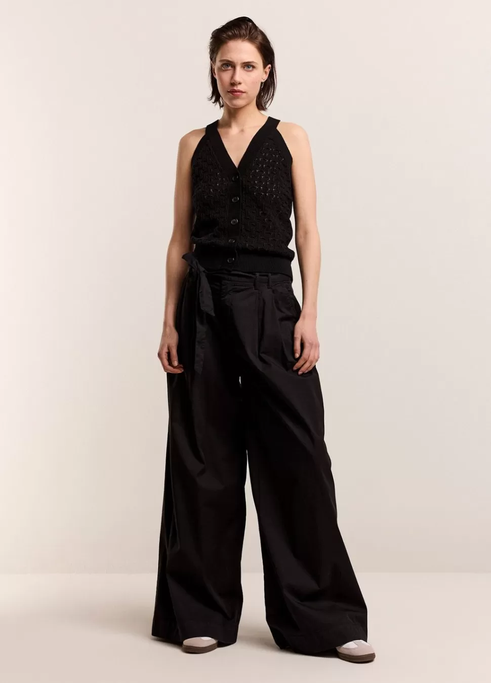 Women Summum Woman Palazzo Trousers With Belt