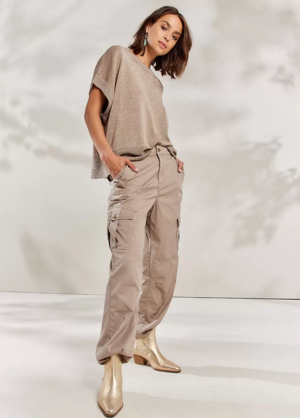 Women Summum Woman Straight-Leg Cargo Trousers