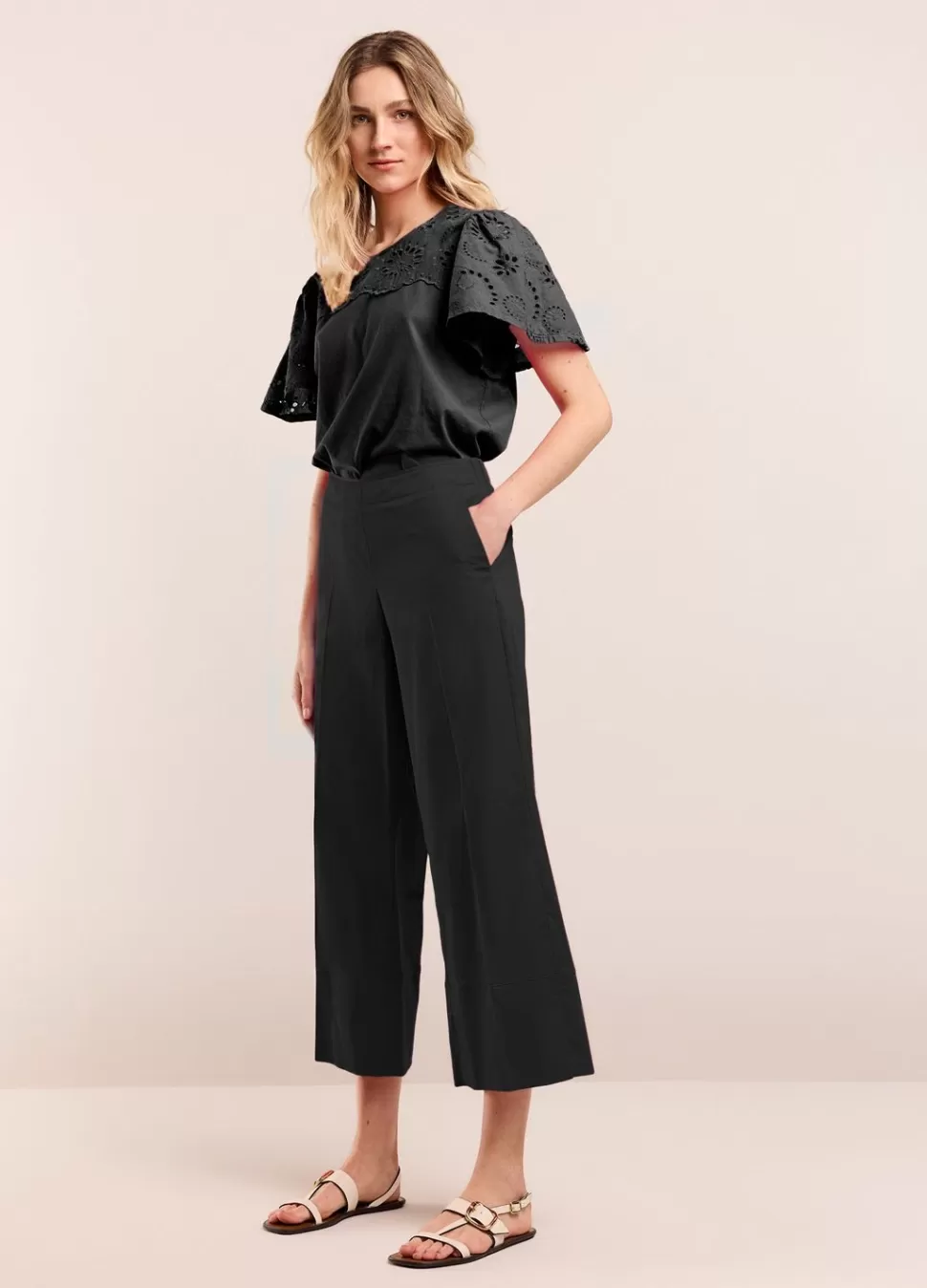 Women Summum Woman Trousers With 7/8Th Straight Legs