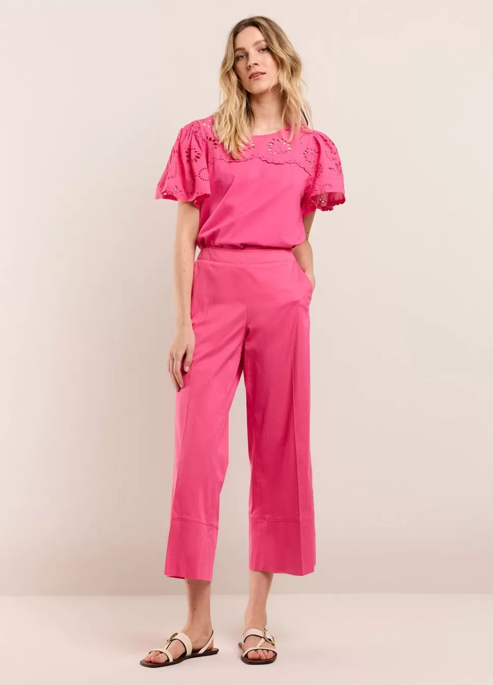 Women Summum Woman Trousers With 7/8Th Straight Legs