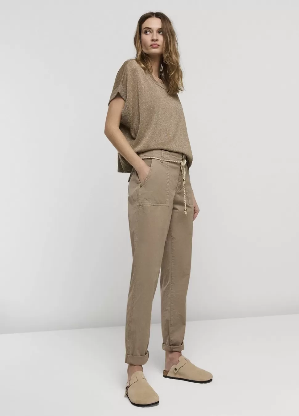 Women Summum Woman Trousers With Patch Pockets