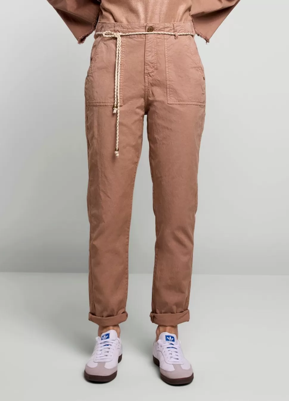 Women Summum Woman Trousers With Patch Pockets