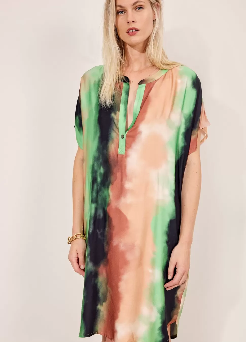 Women Summum Woman Tunic With Cloudy Print