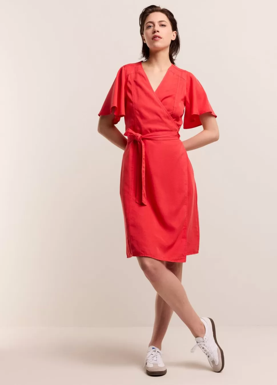 Women Summum Woman Wrap Dress With Butterfly Sleeves